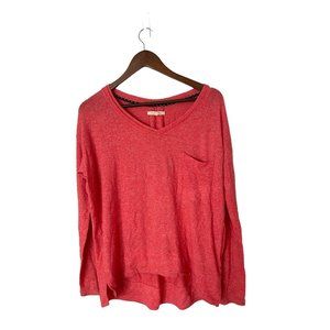 Anthropologie Pure +‎ Good pocket long sleeve tunic knit shirt size medium